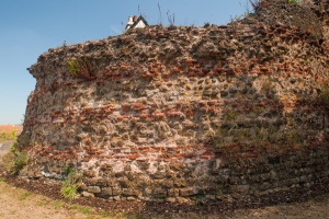 Balkerne Hill section of wall