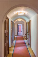 The ground-floor hallway