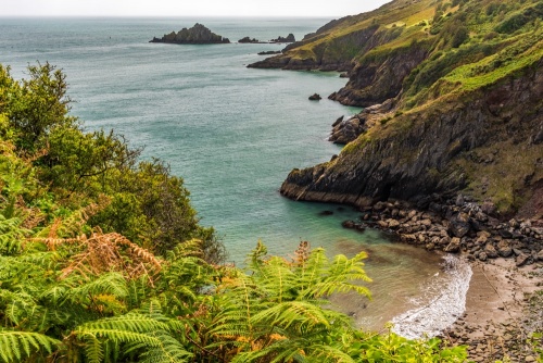 The Coleton coastline