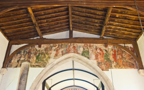 Chancel arch wall paintings