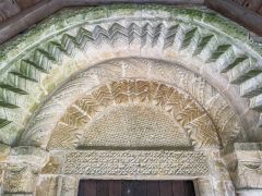 The stunning Norman south doorway arch