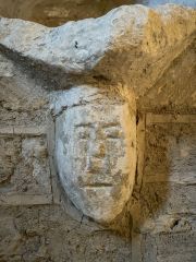 12th-century corbel head, chancel