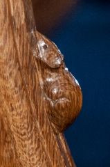 A 'mouseman' of Kilburn carving