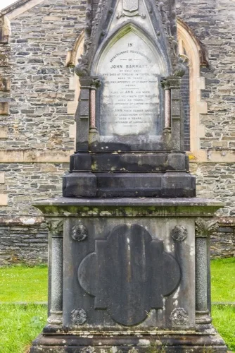 John Barrat's memorial
