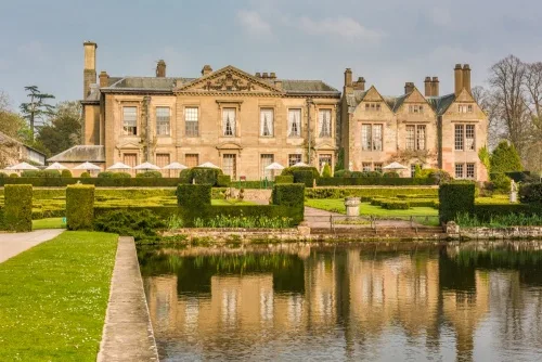Coombe Abbey house and formal garden