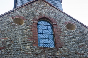 Romanesque occuli and window 