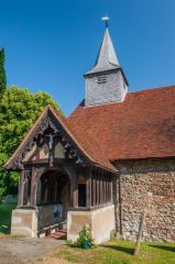 The south porch and west belfry