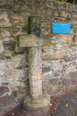 The Old Market Cross atop its Roman base