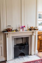 A simple ground-floor fireplace