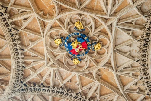 Vaulting in the gatehouse passage