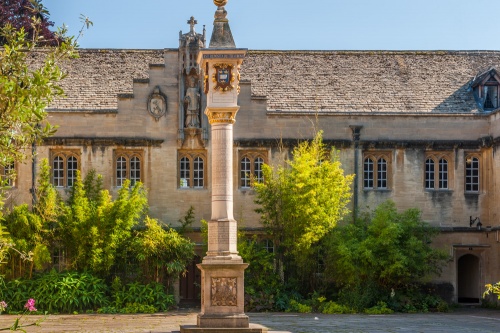 The main quad and Turnbull Sundial