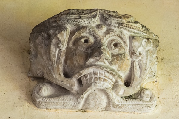 14th century corbel head