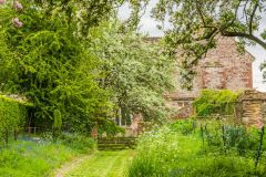 The rear facade of Cothelstone Manor