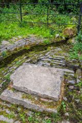 The stone channel outflow