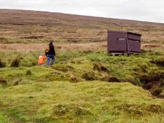 The bird hide at Cottascarth (c) Ian Balcombe