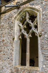A beautifully traceried 14th century window