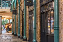 Shops under the covered market