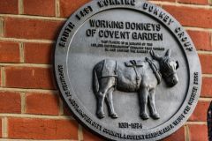 The Working Donkeys plaque