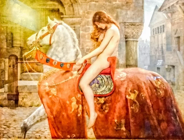 Lady Godiva, by James Collier, c. 1898, in the Herbert Museum, Coventry