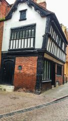 A timber-framed building on Bayley Lane