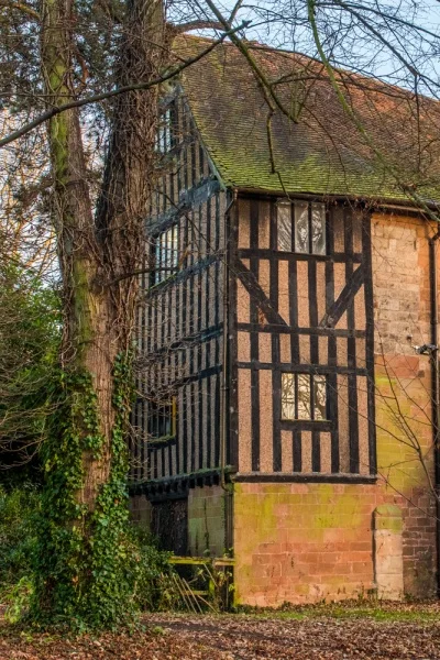 16th century timber-framed addition, north side