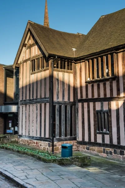 The south facade and Christchurch Spire