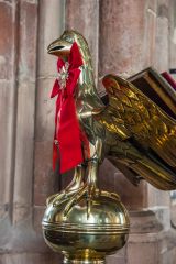 The 16th century brass eagle lectern