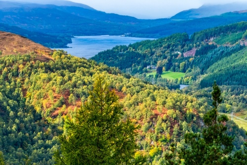 The view from the summit of Craigower