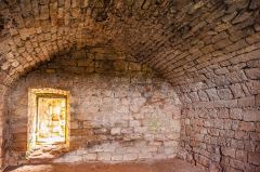 Crichton Castle, The vaulted storage cellar