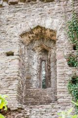 Window opening in the east tower
