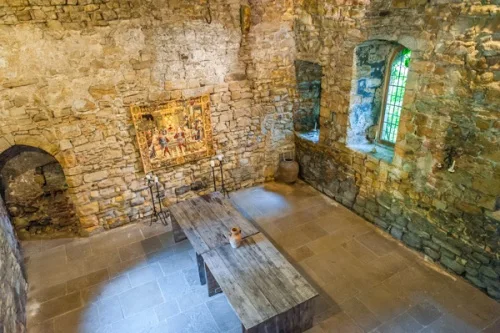 The medieval hall interior