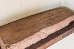 The St Lawrence Slab in the porch