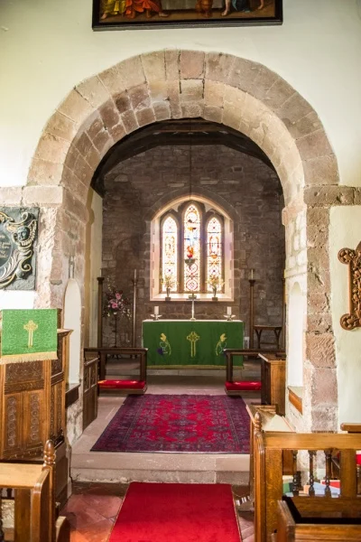 The Roman chancel arch