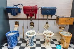 An exhibit of Victorian loos