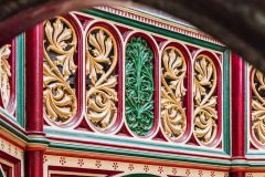 Detail of the beautiful ironwork in the engine house