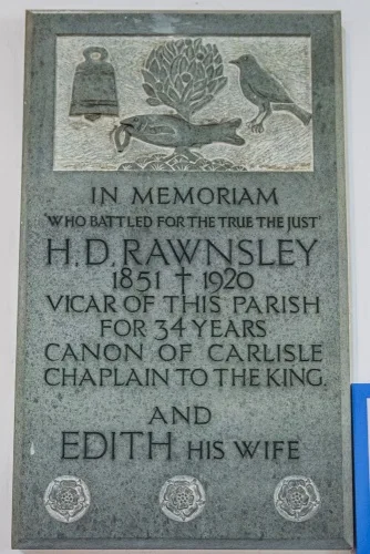 Canon Rawnsley's memorial