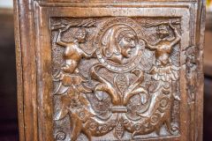 Crowcombe Church of the Holy Ghost, Another of the richly carved bench ends