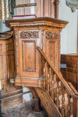 Crowcombe Church of the Holy Ghost, The 1728 pulpit