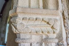 Beautifully carved 13th-century nave capital