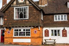 Ye White Hart Inn, 16th century with Victorian facade