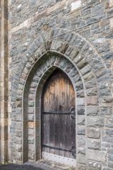 The west tower door