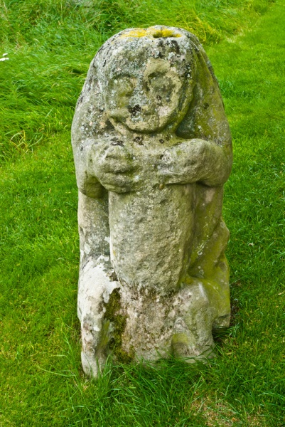 Another of the peculiar bear statues