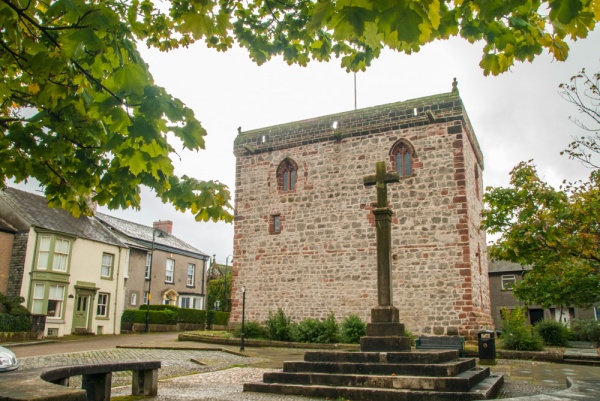 The castle and market cross