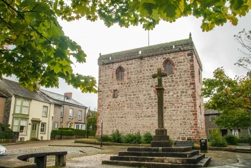 The castle and market cross