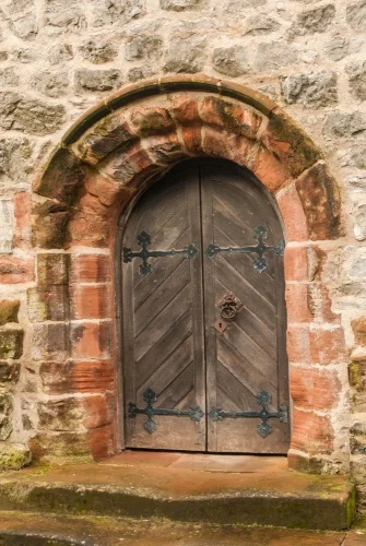 The 14th century doorway