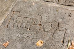 Peace Pavement sculpture