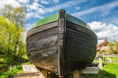 The Reliance barge from the bow