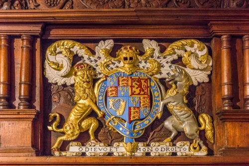 Royal Coat of Arms in the King's Room