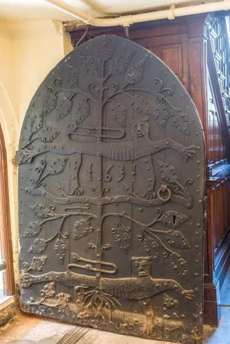 The 14th-century south door