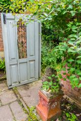 The rose garden entrance